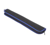 JEWEDECO Black Oxford Cloth Flute Carry Case with Soft Padding, Dustproof Protection and Sturdy Build for Recorder, Clarinet or Saxophone Storage, Instrument Storage Bag for Travel