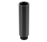 JEWEDECO Black with Metal Adapter Microphone Extension Tube Aluminum Alloy Sturdy Structure to Extend Suspension Arm Length, Compatible with Mic Stand for Professional Studio and Stage Use