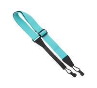 JEWEDECO Blue Ukulele Strap, Lightweight Synthetic Material, No-Drill Design, Protects Your Ukulele, Simple Carry Support for Practice, Performance and Daily Use