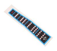 JEWEDECO Blue Violin Fretboard Sticker Labels 3/4 Size Finger Position Markers Adhesive Easy to Remove Violin Fiddle Intonation Guide