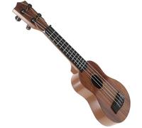 JEWEDECO Boys and Girls Mini Guitar Toy Ukulele Four Strings High Gloss Sturdy Finish Includes Random Picks Early Musical Talent
