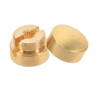JEWEDECO Brass Wolf Tone Cello Mute Round Cylinder Cello Stopper Violin String Wolf Tone Reducer Instrument Practice Silencer and Violin