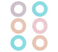 JEWEDECO Breathable Adhesive Tapes Easy to Use and Sweat-absorbing Protective Tape 6pcs Random Color for Guzheng and Pipa Fingers for Playing Stringed Instruments