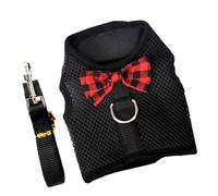 JEWEDECO Breathable Dog Harness Vest for Small Pets with Comfortable Nylon Material and Adjustable Chest Strap, for Exploring The Outdoor World and Getting More Exercise