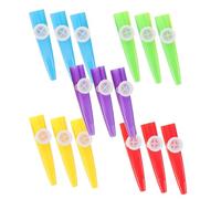 JEWEDECO Bulk Kazoos for Boys and Girls Safe Party Kazoo Musical Instrument Set Classroom Toys