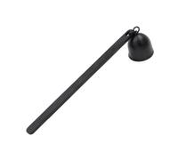 JEWEDECO Candle Snuffer with Handle Stainless Steel Matte Black Candle Accessory Designed to Prevent Wick Smoldering and Cut Spent Wicks at Home