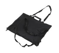JEWEDECO Canvas Drawing Bag Storage Case Craft Storage Bag Zipper Water Resistant for Pencils Sketching Papers Books