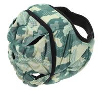 JEWEDECO Cap Eva Sponge and 3d Lightweight, Padding Ear Hollow Design Adjustable Headguard with Polyester Headgear for Protective Gear Rugby Scrum Youth Soccer and Football