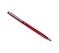 JEWEDECO Capacitive Touch Screen Stylus Pen with Fine Silicone Tip Ballpoint Pen for Smartphones Dark Red Smooth Accurate Navigation