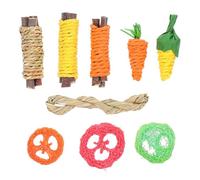 JEWEDECO Chewable Rabbit and Guinea Pig Teeth Cleaning Made from Synthetic Material, Suitable for Indoor Use and Can Be Put in The Cage, Small Pet for Bunny and Rodent