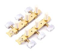JEWEDECO Classical Guitar Tuning Machine Heads Plastic and Metal Construction Easy to Use Guitar Tuner Keys Featuring Standard 35mm Spacing for Precise String Tuning