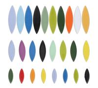 JEWEDECO Colorful Ceramic Petal Mosaic Tiles for DIY Creativity and Versatile Applications, Unique Flower and Leaf Shapes for Craft Projects and Mosaic Pieces for Crafting