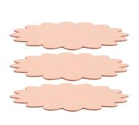 JEWEDECO Copper Bird Bath Cleaning Disc for Garden Fountains and Shallow Ceramic Bowls 3pcs 0.6mm Thick Natural Purifier Outdoor Year-round Maintenance Accessory to Prevent Algae Growth