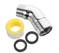 JEWEDECO Copper Rotatable Threaded Shower Adapter Bathroom G1/2 Connector with Leak-Proof Design Fits Most Handheld and Wall Mount Installation Heads Pipes