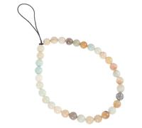 JEWEDECO Creative Phone Pendant with Beaded Nylon Rope and Glass Beads Anti-lost Phone Beaded Chain Strap Easy to Carry for Special Days and Festivals