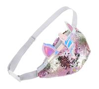JEWEDECO Cute Sequin Fanny Pack for Boys and Girls Stylish Cartoon Crossbody Bag Lightweight and Versatile for Travel Shopping Outdoor Activities for Little Girls
