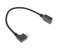 JEWEDECO Displayport Extension Cable Male to Female Adapter Design for Gaming Monitors Reliable Signal Transmission Easy Installation Durable and Flexible Construction