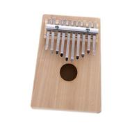 JEWEDECO Diy Hand-painted Thumb Piano Wooden Finger Kalimba Mini Musical Instrument for Beginners Portable Hand Drawing Kalimba Piano for Creative Music