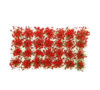 JEWEDECO DIY Miniature Flower Cluster Artificial Vegetation Group for Micro Landscape Table Fairy Garden Durable and Realistic Design for Model Train Scenery
