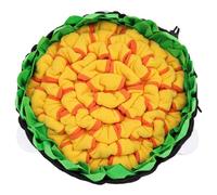 JEWEDECO Dog Snuffle Mat Slow Eat Training Pad for Pets Puppy Foraging Treat Puzzle Interactive Feeding Mat Stimulates Natural Instincts and Reduces Stress with Bright Colors Random Color