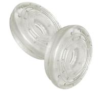 JEWEDECO Doorway Pull Up Bar End Pads Rubber Non-slip 2pcs Indoor Door Pull-up Bar Accessories with Suction Cup Cover for Secure Grip