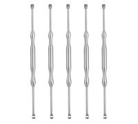 JEWEDECO Ear Spoons Professional Earpicks Stainless Steel 5pcs Earwax Removal Tools with Easy to Clean Design and Sturdy Material for Effective Ear Cleaning for Trained Professionals