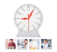 JEWEDECO Early Learning Clock Model Teaching Aid Hand Link for Telling Skills Interactive Educational for Learning Tool for Primary School Mathematics