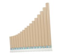 JEWEDECO Educational Pan Flute Panpipes in C Key for Beginners and Children with 16 Pipes Made of Safe Abs Resin for Musical Education and Hand Coordination Exercise