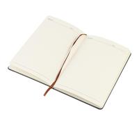 JEWEDECO Efficiency Agenda Schedule Notepad with Pu Cover, A5 Business Notebook for Meeting Notes and Poetry Work, Simple Style Paper Notepad Suitable for Students and Teachers