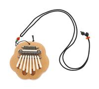 JEWEDECO Ethereal Sound Mini Musical Instrument Wooden Kalimba Piano Boys and Girls Finger Piano Music Toys Learning Instrument Comfortable Arc Design Notes