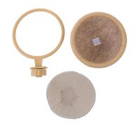 JEWEDECO Felt Bird Shed Bird Breeding Nest Provide Shelter from Cold Winds and Rain Hemp Rope Plastic Felt 6.09x4.72x1.38 in Garden Decoration Suitable for Parrot Year Use