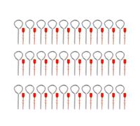 JEWEDECO Fire Extinguisher Replacement Pull Pins for Safety and Attachment with Material and Secure Hold Feature , Universal Use Fire Extinguisher Lock Pins