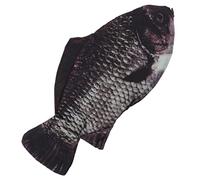 JEWEDECO Fish Shaped Pencil Case Funny Fake Fish Bag for Stationery Cute Pen Holder Zipper for Study Daily Use