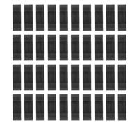 JEWEDECO Floating Display Frame Bases Display Stand 100pcs Square Base Black Lightweight with Stable Design for Counters and Cabinets