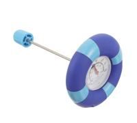 JEWEDECO Floating Swimming Pool Thermometer with Dual Scale, Shatter Resistant and Waterproof Design, Stainless Steel Probe and Large Dial, Suitable for Swimming Pools and Fish Tanks, 7"