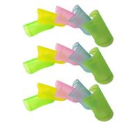 JEWEDECO Flute for Decoration and Protection 15pcs Protective Covers with Fresh Light-colored Style Color Color for Bamboo Flutes