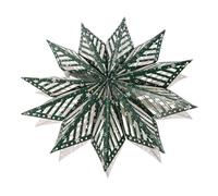 JEWEDECO Foldable Paper Star Hanging Decoration Green Fade-resistant Christmas Ornament for Party Wedding Shower Classroom Home Decor
