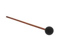 JEWEDECO Friction Gong Mallet with Wood Handle, Silicone Head, Multi-purpose Friction Sounding Accessory for Performances, Meditation, and Musical Occasions, Black