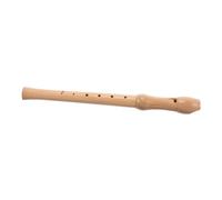 JEWEDECO German Style Educational Clarinet Detachable Two Section Portable Musical Flute for Beginners Lightweight Wood Recorder Instrument for Boys and Music Practice Gift