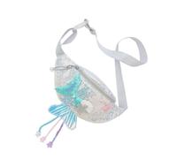 JEWEDECO Girls Sequin Fanny Pack Chest Bag Mermaid Boy Girl Bag for Sparkly Fanny Pack Casual Outing Handbag