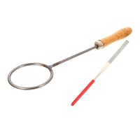 JEWEDECO Glass Bottle Cutting Tool Set Easy to Score a Complete Circle and Make the Edge Smooth with Wood and Metal Handle for DIY Alcohol and Whiskey Bottle Crafting