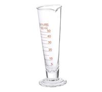 JEWEDECO Glass Measuring Cup Graduated Beaker with Scale for Laboratory and Household Use Chemical Resistant Liquid Container for Accurate Fluid Measurement