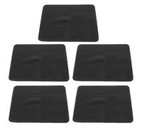 JEWEDECO Glasses Cleaning Cloths Suede Nap Microfiber Lens Cleaning Cloths 5pcs for Computer and Mobile Phone Screens Personal Use Easy to Carry