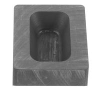 JEWEDECO Graphite Melting Casting Mold with Impact Resistance for Science Education and Test Analysis Black Graphite Ingot Mold Creating Eye-catching Designs