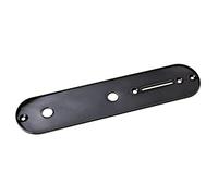JEWEDECO Guitar Control Cavity Cover Metal Plate Ge211a Wiring Plate for Tl Guitar Black