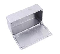 JEWEDECO Guitar Pedal Enclosure Effect Stomp Box Case Aluminum Polished Surface Silver Smooth Surface No Sharp Edges DIY Guitar Effect Protection