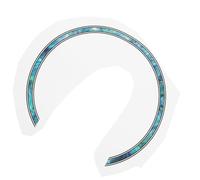 JEWEDECO Guitar Sound Hole Ring Sticker 3d Decorative Inlay Self-adhesive Sound Hole Trim for 41-inch Classical Acoustic Guitar Accessory