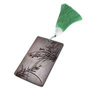 JEWEDECO Guzheng Nail Pick Holder Compact Storage Organizer for Guzheng Pipa Nails Smooth Ebonized Finish for Easy Access Preservation for Musicians The Go
