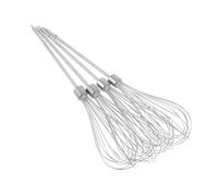 JEWEDECO Hand Mixer Beater Attachments Egg Whisk Replacement Tools Stainless Steel 4pcs Precision Crafted for Dough Mixing and Cream Whipping for Baking and Cooking
