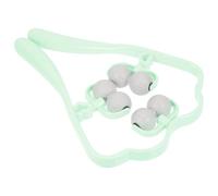 JEWEDECO Handheld Neck Massage Tool for Cervical and Shoulder Relief, Portable Abs Material Massage Accessory Promoting Recovery from Sprains, for Home and Travel Use